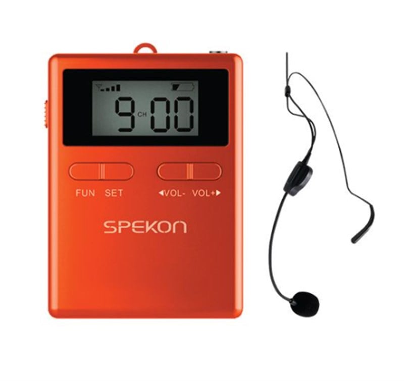 Spekon TUR-20VR 20 Kanal Vericili Tur Rehber Dinleme Cihazı