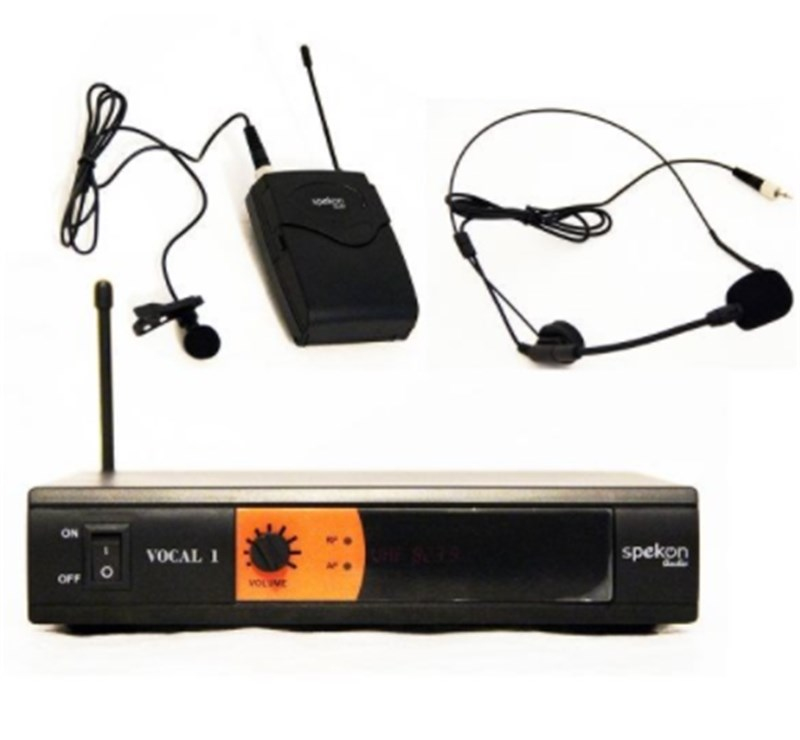 Spekon VCL 1 Yaka Headset Tipi Telsiz Mikrofon