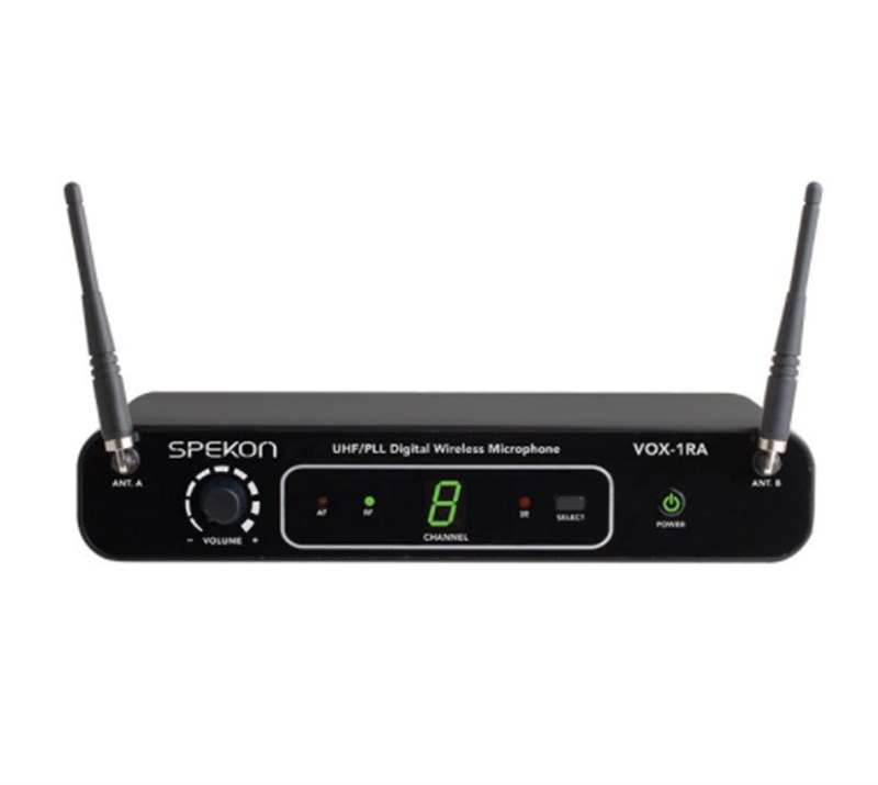 Spekon VOX-1RA - 1 Kanal Kablosuz Mikrofon Alıcısı