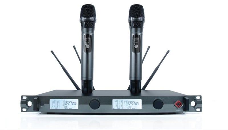Spekon VOX-2000 Çift El Telsiz Mikrofon
