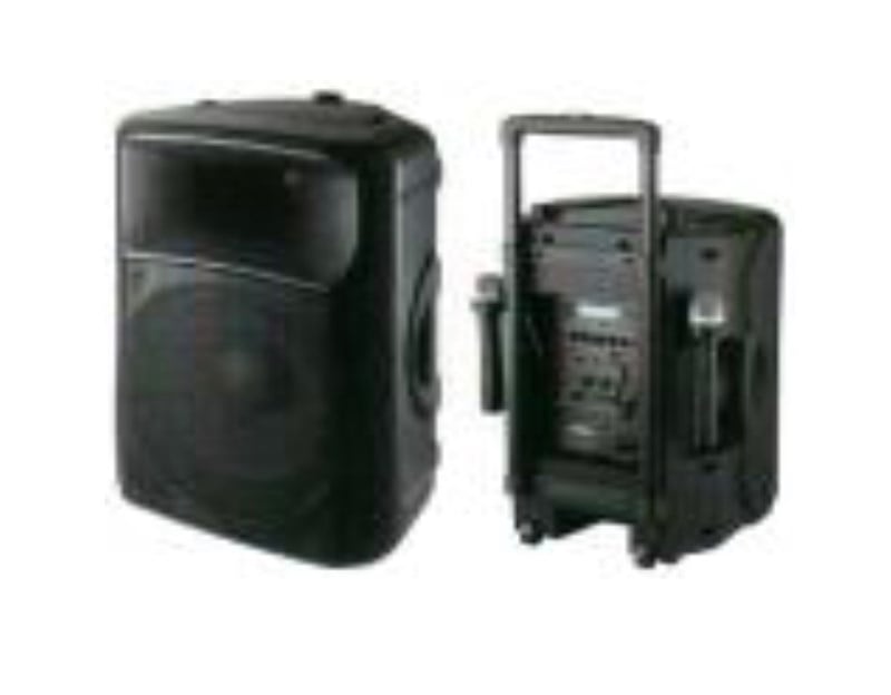 SSP Audio ES15A 15 inç 70W LCD Ekranlı 2 Yollu Portatif Aktif Kabin
