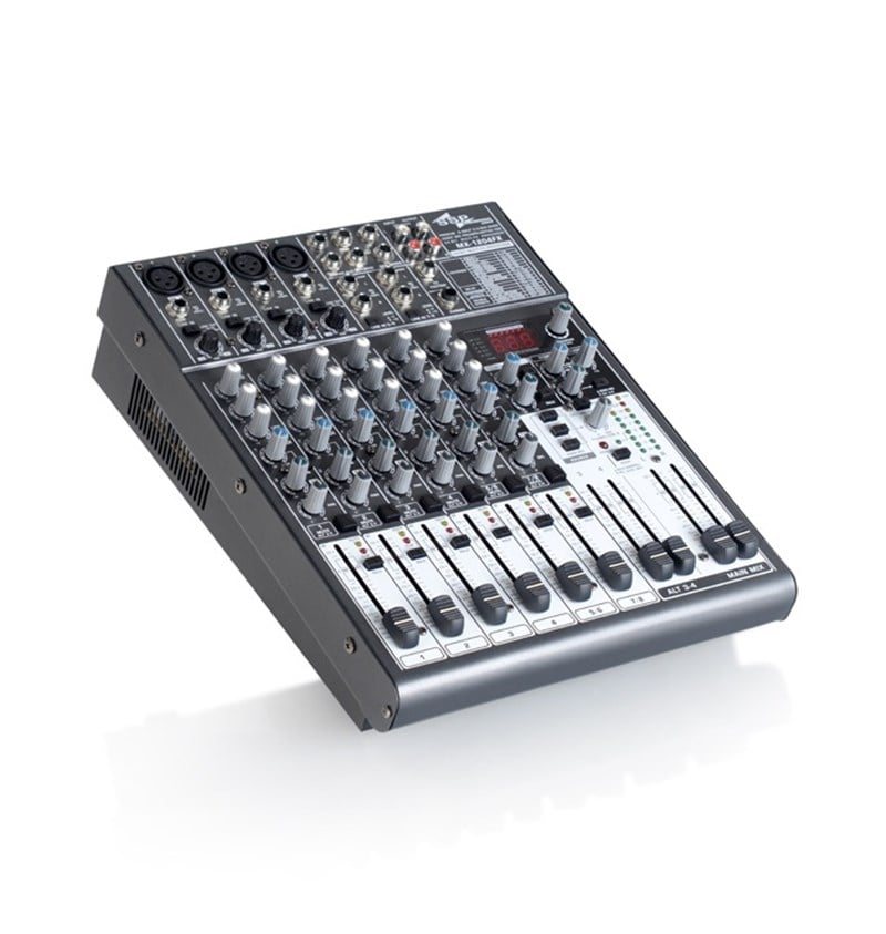 SSP Audio MX1204FX 8 Kanal Efektli Kompakt Deck Mikser