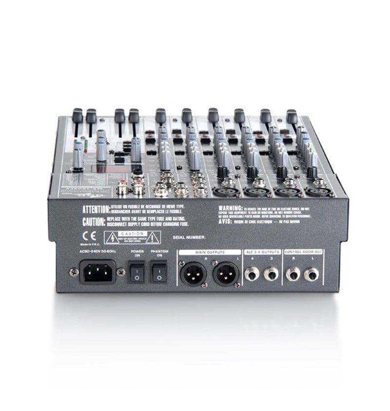 SSP Audio MX1204FX 8 Kanal Efektli Kompakt Deck Mikser