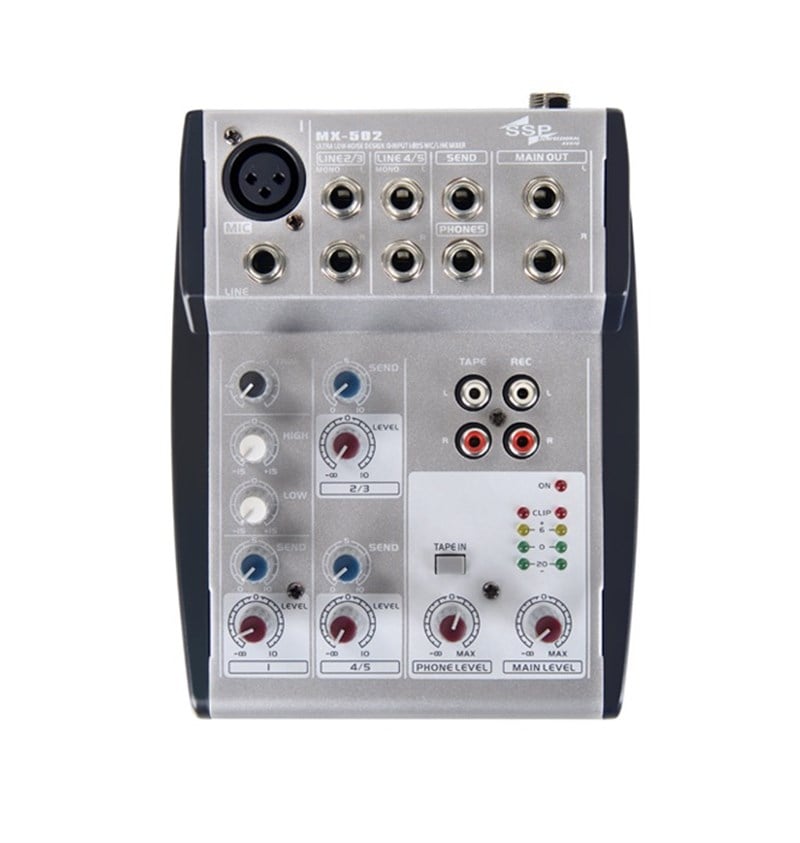 SSP Audio MX502 5 Kanal Kompakt Deck Mikser