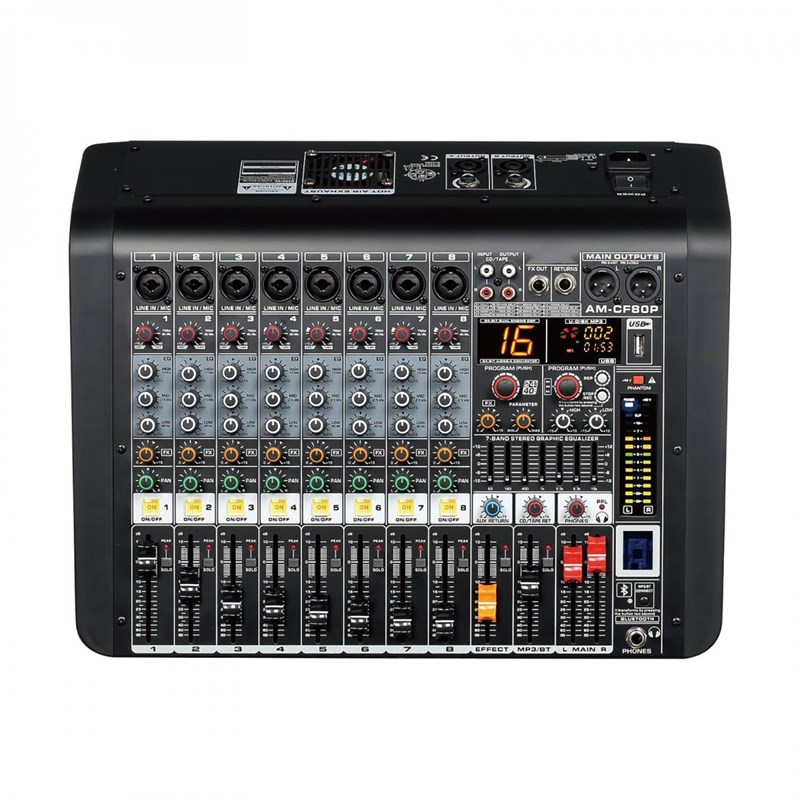 SSP Audio PM 258 12 Kanal 2x170W Amfili Deck Mikser