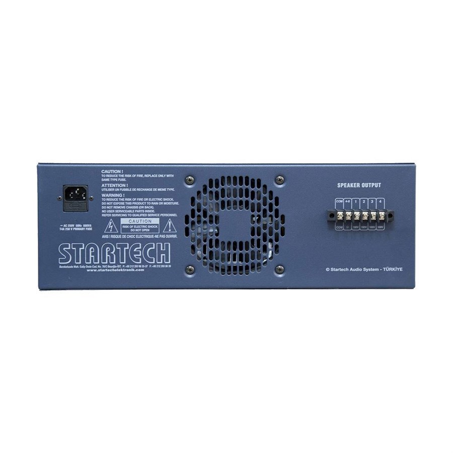 Startech Cooper Rev/400 ZV 400 Watt 6 Kanal Trafolu 4 Bölgeli Amfi