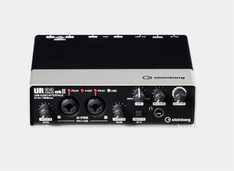 Steinberg UR 22 MKII PACK Studio Kayıt Paketi (Mikrofon+Kulaklık+Ses Kartı)