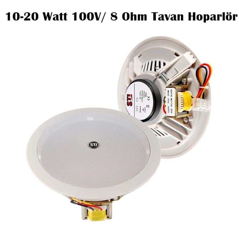 Sti CS 12 Trafolu Tavan Hoparlör 10/20 Watt