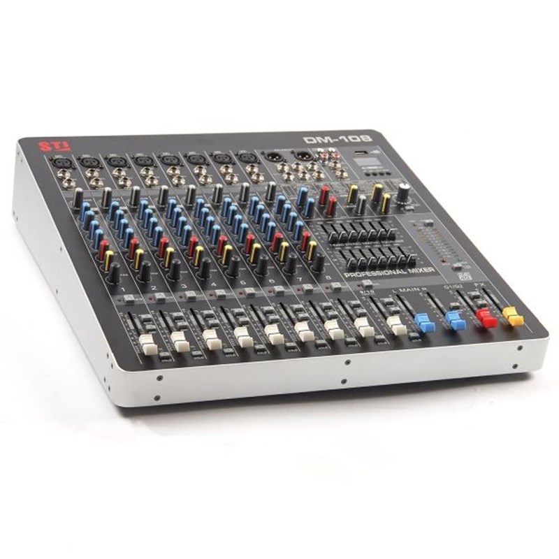 Sti DM-108 8 Mono 1 Stereo 2 Grup Deck Mikser