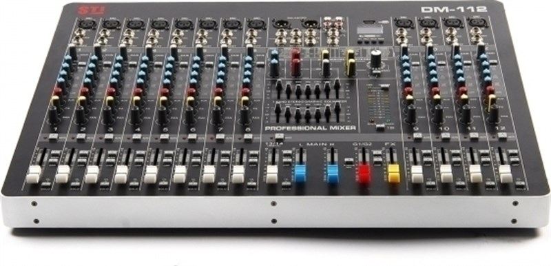 Sti DM-112 12 Mono 1 Stereo 2 Grup Deck Mikser 