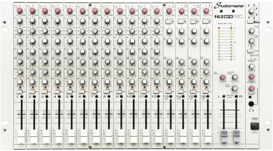 Studiomaster 162BPX 16 Kanal Rack Tipi Ses Mikseri