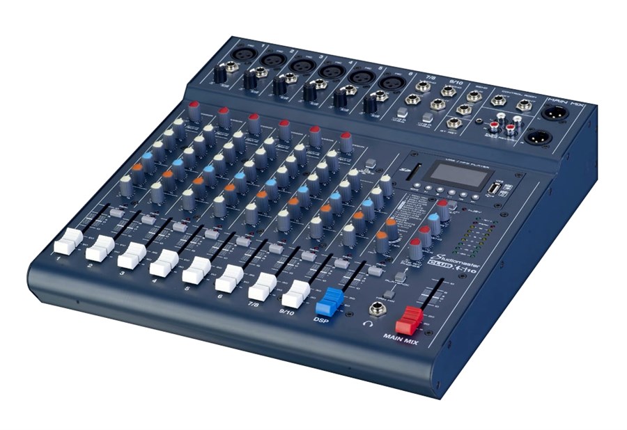Studiomaster CLUBXS 10 Ses Mikseri 10 Kanallı DSP USB'li Bluetooth'lu