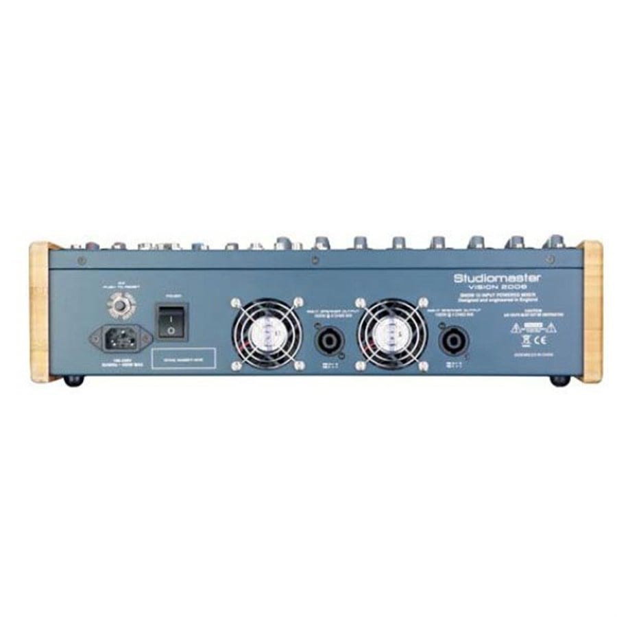 Studiomaster VISION 2008 2 Stereo, 6 Mono 2x1000 Watt 8 Ohm Mikser