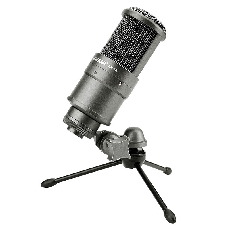 Takstar SM8BS Profesyonel Kondenser Kayıt Mikrofonu (Gümüş)
