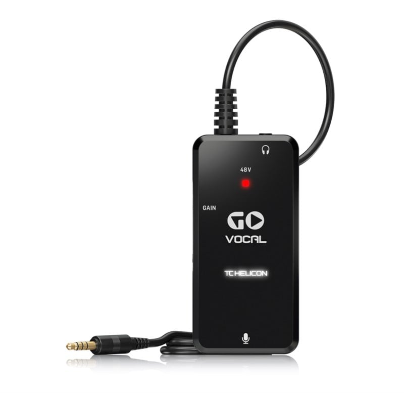 TC Helicon Go Vocal Mobil Cihazlar için Yüksek Kaliteli Mikrofon Preamp