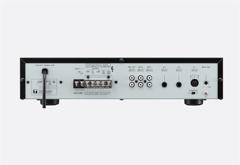 Toa A-2060 CE 100V 600W, 3 Mic, 2 Aux Amfili Mikser