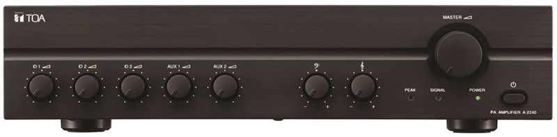Toa A-2240 CE 240W Trafolu, 3 Mic Giriş 2 Aux Giriş Amfili Mikser
