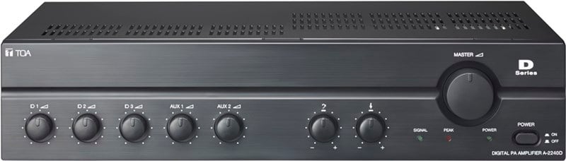 Toa A-2240 CE 240W Trafolu, 3 Mic Giriş 2 Aux Giriş Amfili Mikser