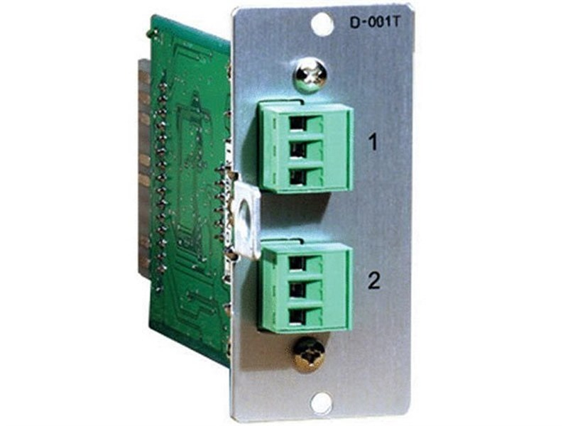Toa D-001 T - Dual Mic/Line Input Module With DSP