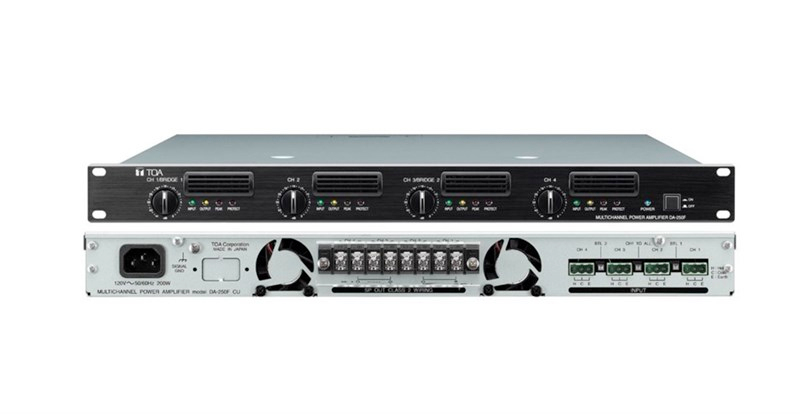 Toa DA 250F - 4x250W/4 ohm Dijital Power Amfi
