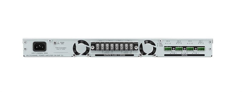 Toa DA 250F - 4x250W/4 ohm Dijital Power Amfi