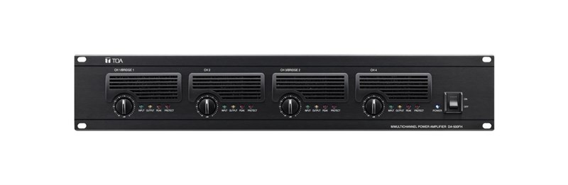 Toa DA-500FH - 4x500W 70/100V Dijital Power Amplifikatör