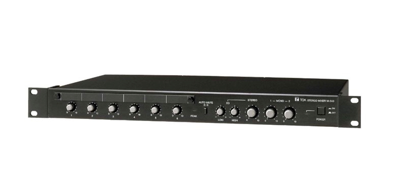 Toa M-243 - Rack Tipi 6 Girişli Deck Mikser