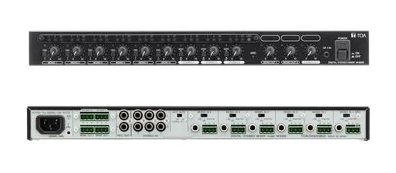 Toa M 633 D - 12 Girişli Rack Tipi Deck Mikser