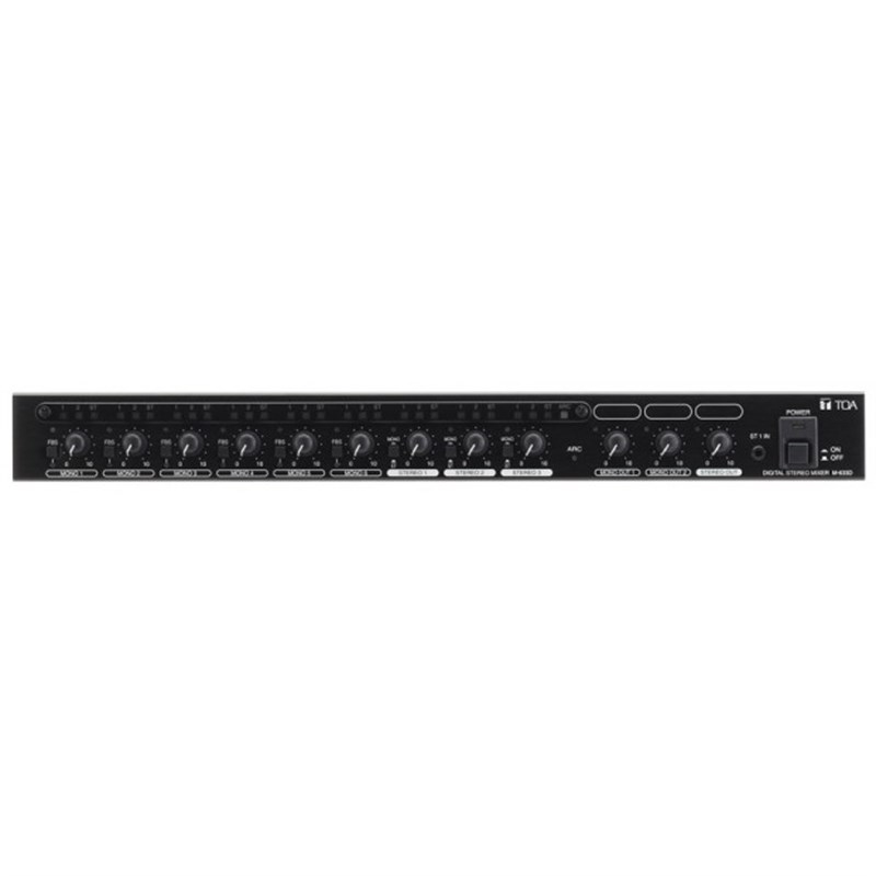 Toa M 633 D - 12 Girişli Rack Tipi Deck Mikser
