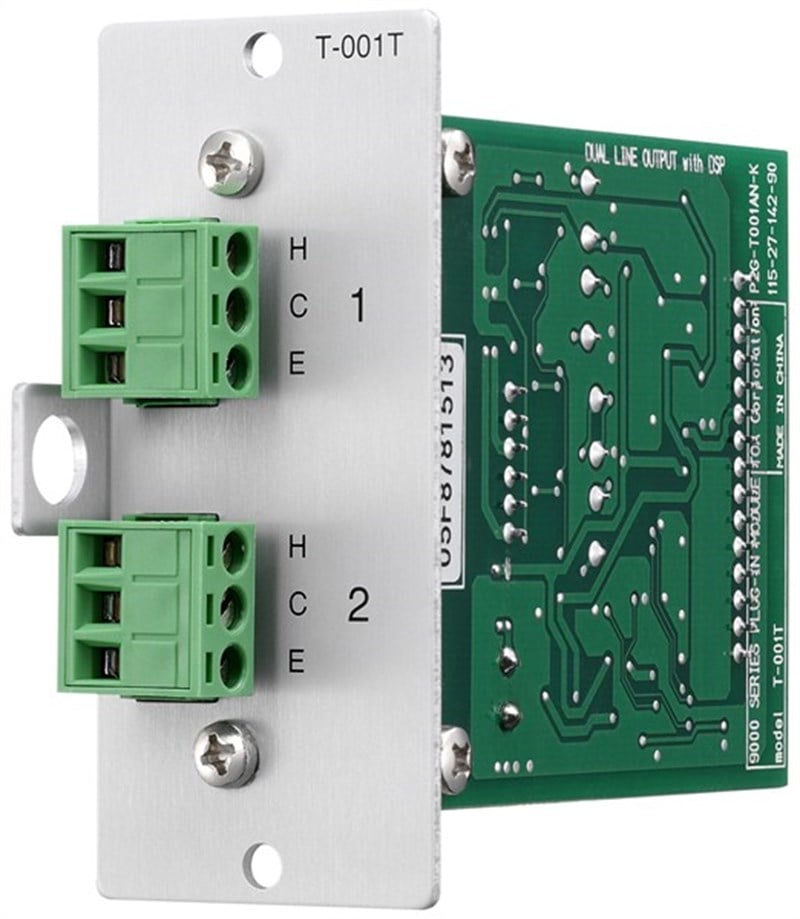 Toa T 001T Dual Line Output Module With DSP