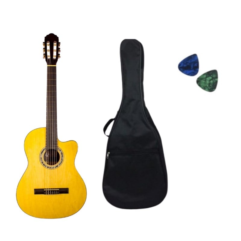 Toledo LC-3900 CNL Naturel Cutaway Klasik Gitar