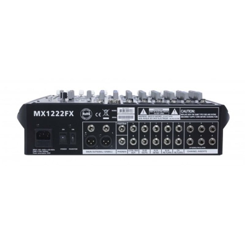 Topp Pro MX1222FX + TAC-MP3 T 6 Mono 2 Stereo Kanal  Deck Mixer