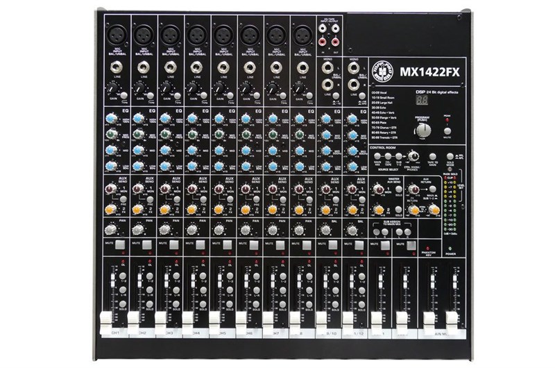 Topp Pro MX1422FX+ TAC-MP3-T 8 Mono 2 Stereo Kanal Deck Mixer
