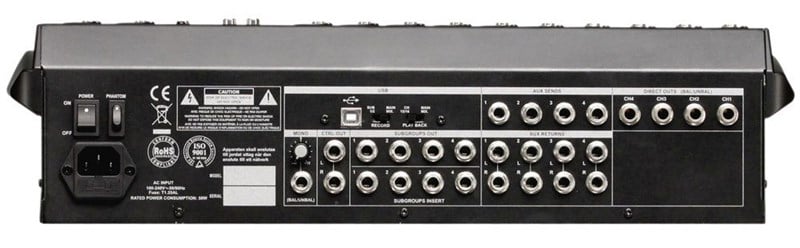 Topp Pro MX1642/EQ+DSP 10 Mono 6 Stereo Kanal Deck Mikser