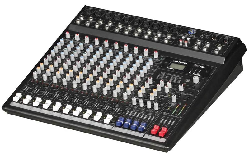 Topp Pro MX1642/EQ+DSP 10 Mono 6 Stereo Kanal Deck Mikser