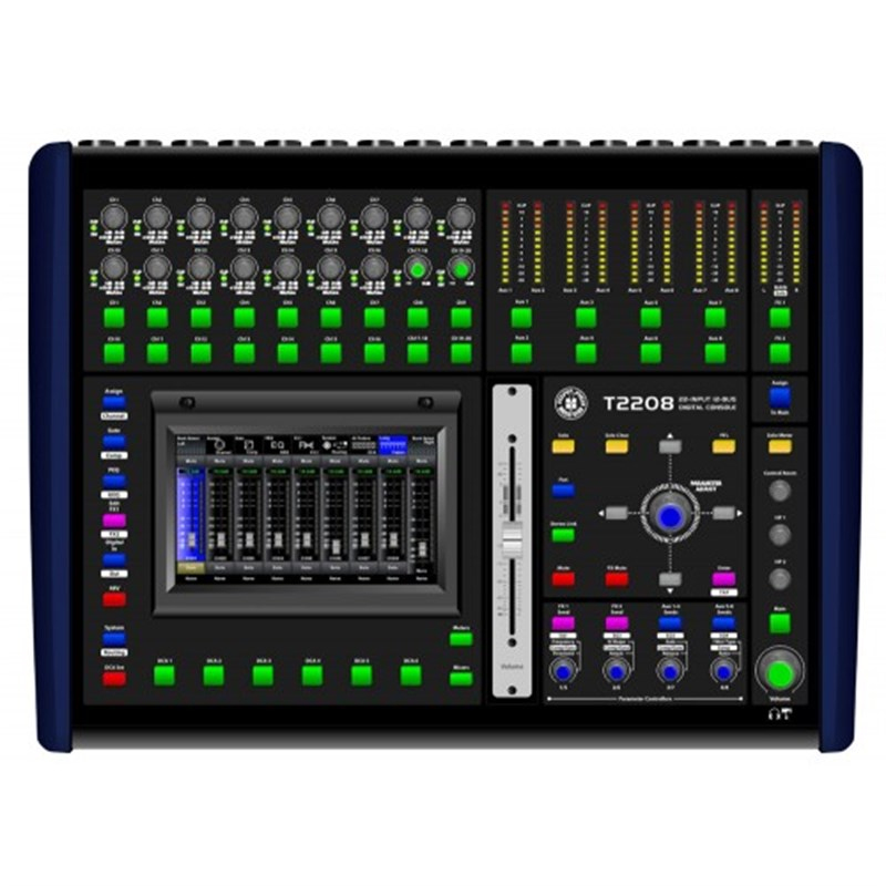 Topp Pro T-2208 16 Mono 2 Stereo Kanal Dijital Mikser