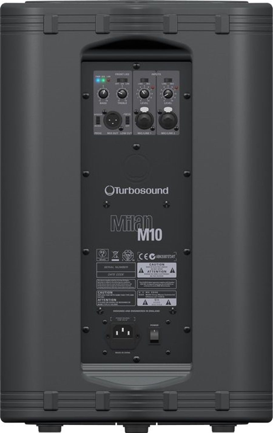 Turbosound Milan M10 10 inç 600W Aktif Kabin Hoparlör