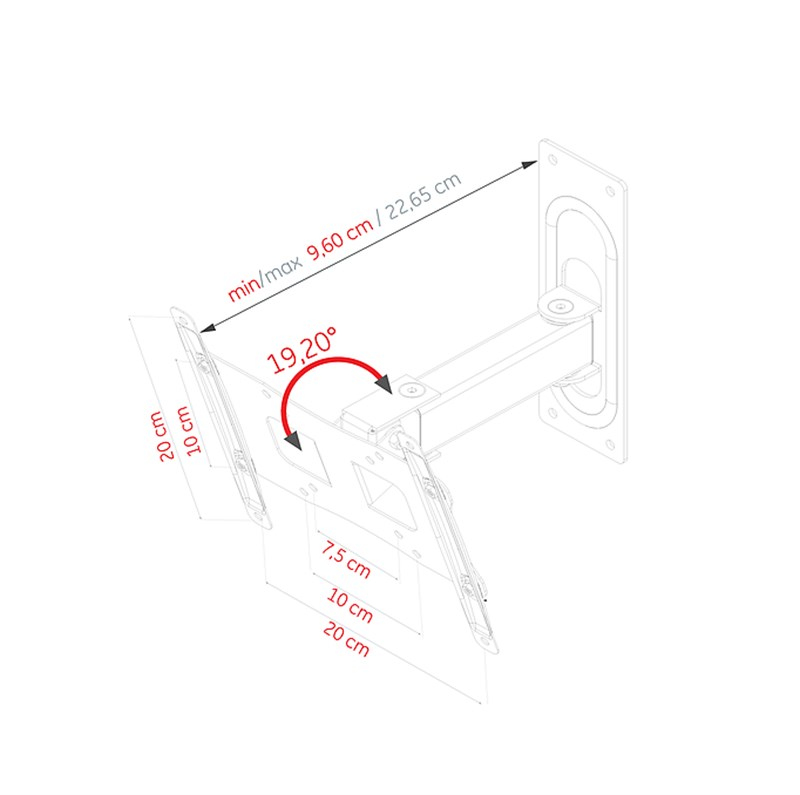 Ultimate RX-90 15-40 inç Hareketli Askı Aparatı