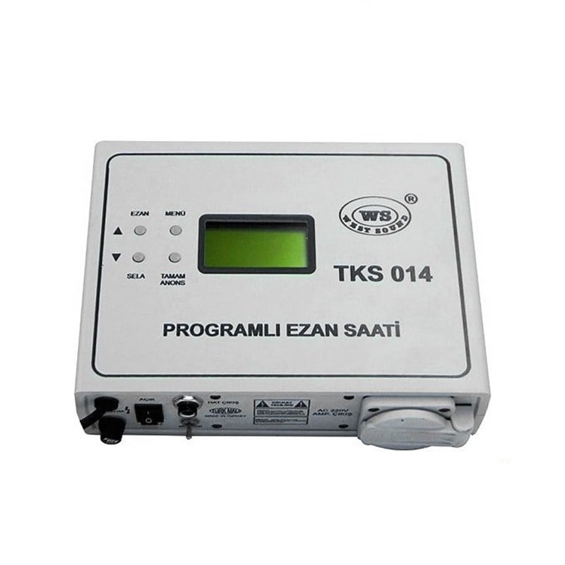 West Sound TKS 014 Programlı Ezan Saati Duvar Tipi