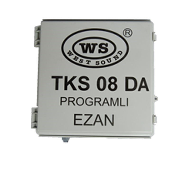 West Sound TKS 08 DA 2x40 Watt Anfili Akülü Programlı Ezan Saati