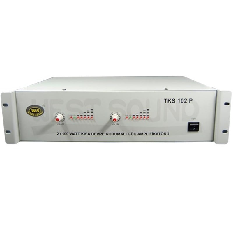 West Sound TKS 102 P 2x100W Güç Amplifikatörü
