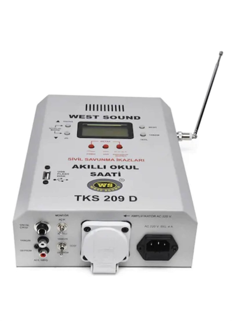 West Sound TKS 209 D USB Girişli Akıllı Okul Saati