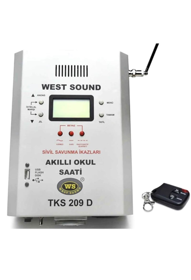 West Sound TKS 209 D USB Girişli Akıllı Okul Saati