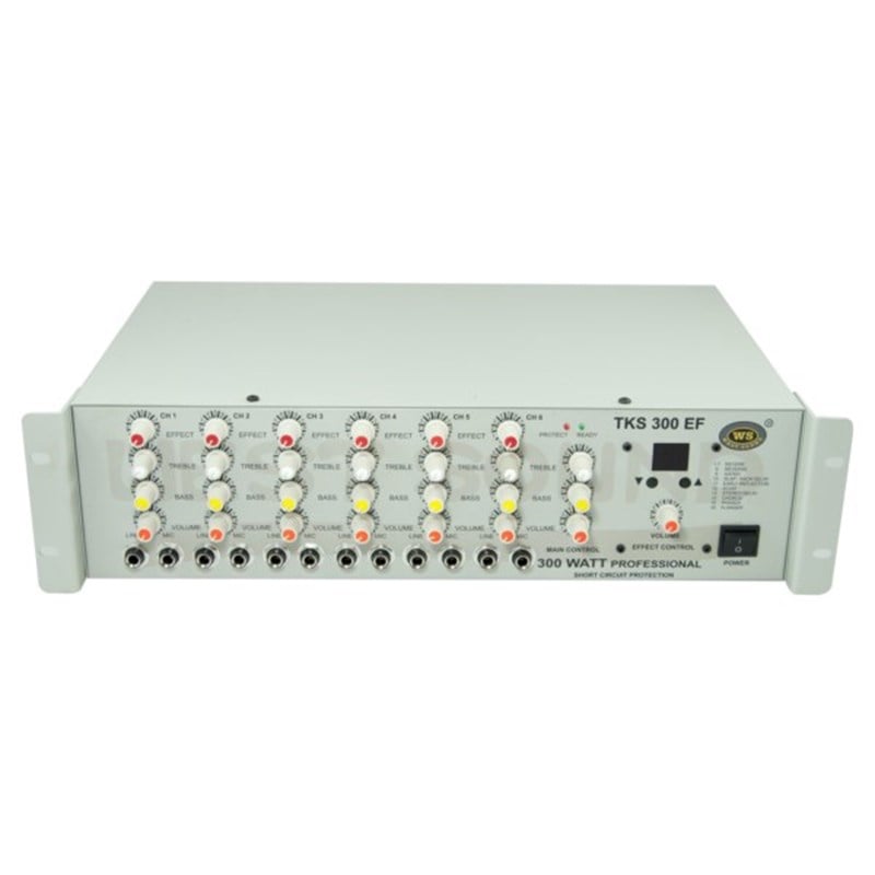 West Sound TKS 300 EF 6 Kanal 300 Watt Efektli Mikser Anfi