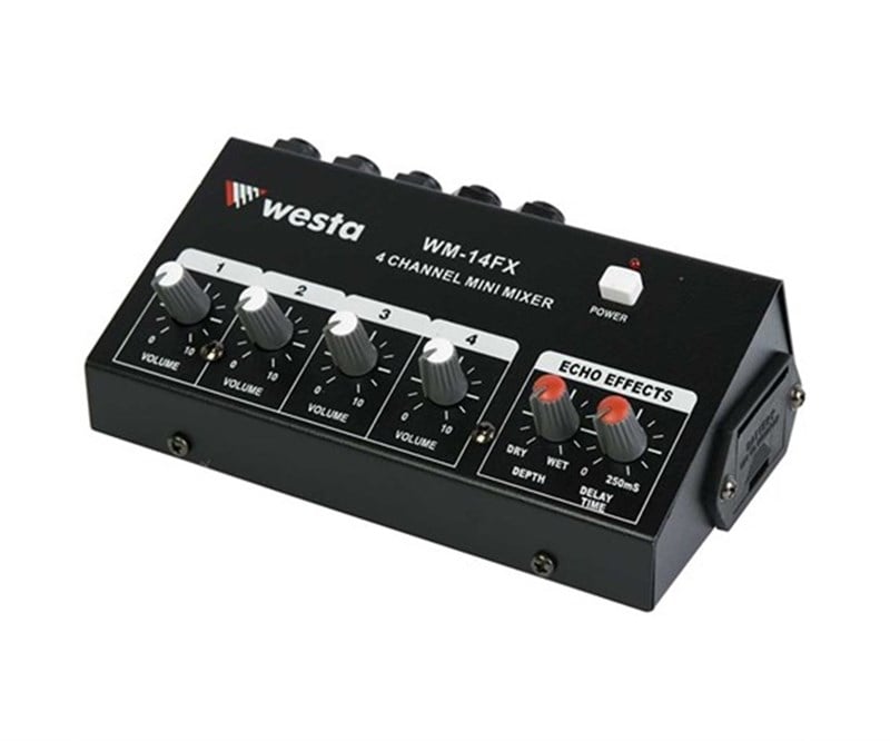 Westa WM-14FX 4 Kanal Mikrofon Mikser