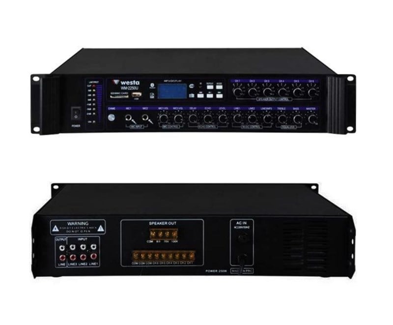 Westa WM-2250U 6 Bölgeli 120 Watt Amfili Mikser