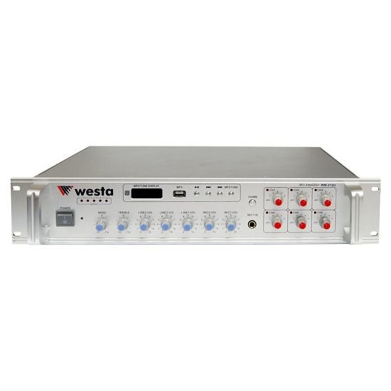 Westa WM-312U 250W 6 Bölge Trafolu Mikser Amfi