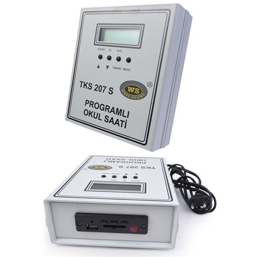 Westa WS-207S USB Girişli Akıllı Okul Zil Saati