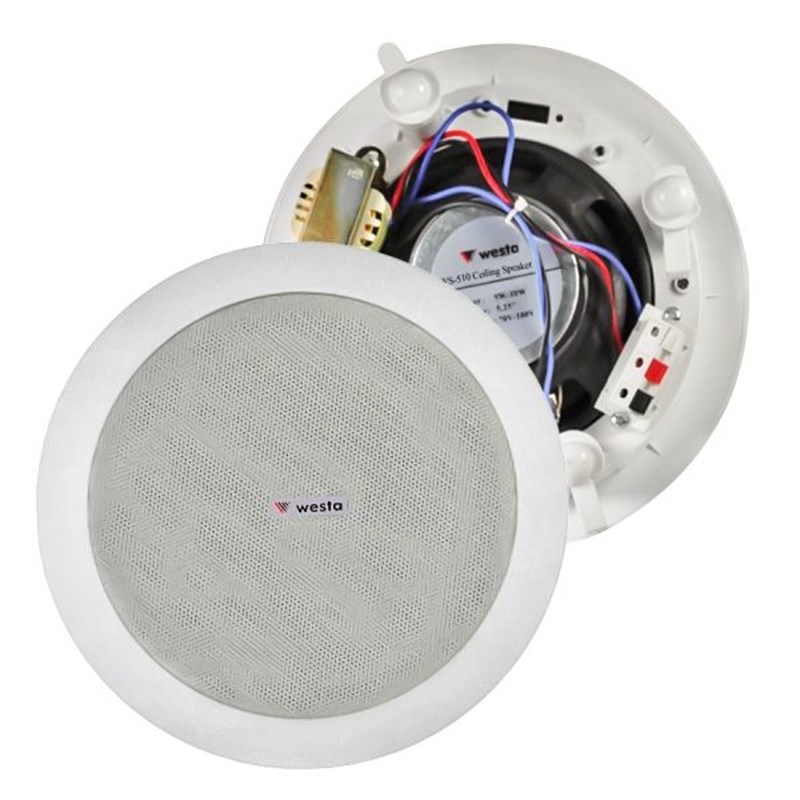 Westa WS-510 6 inç 10W 8 ohm 100V Tavan Hoparlör