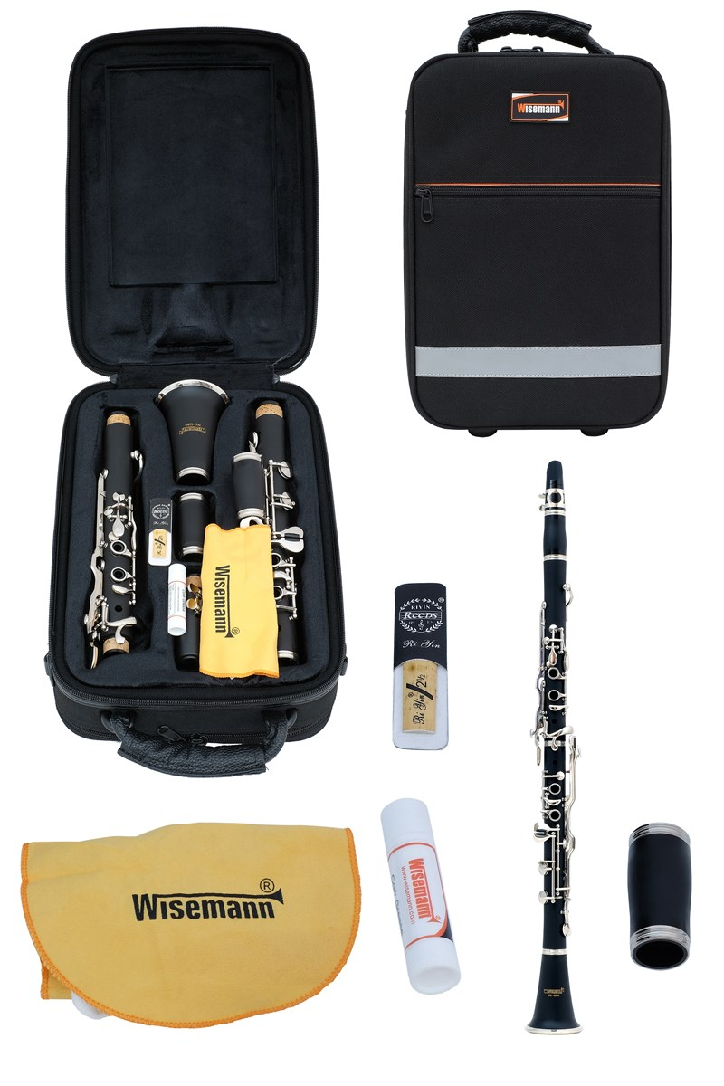 Wiseman DCL-G250 Amati Stil Gümüş Kaplama Aksam Sol Klarnet